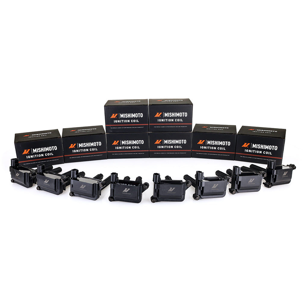 Mishimoto 2006+ Mopar Hemi Ignition Coil Set - MMIG-HEMI-0608 for 2006-2023 Dodge Charger - angle view