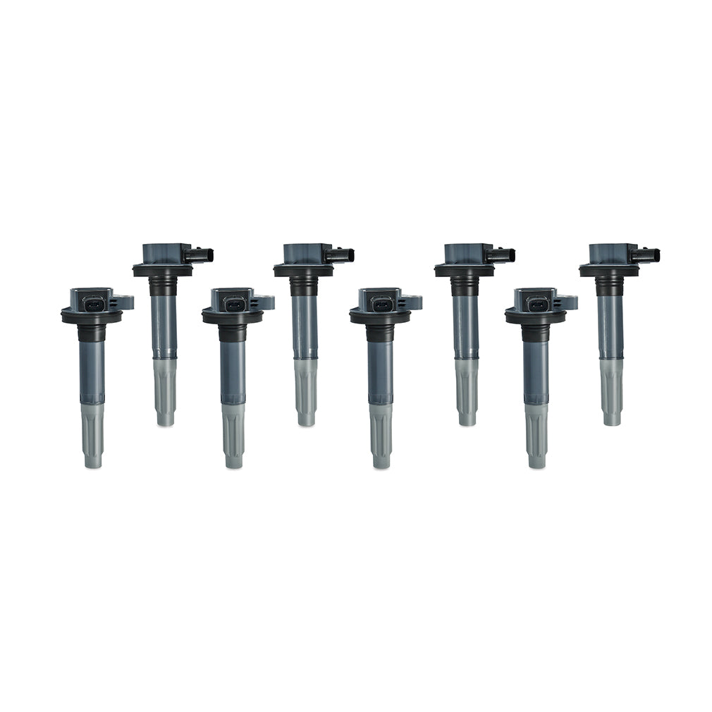 Mishimoto 11-16 Ford Mustang V8 5.0L Ignition Coil Set of 8 - MMIG-MUS8-1108 for 2011-2016 Ford F 150 - angle view