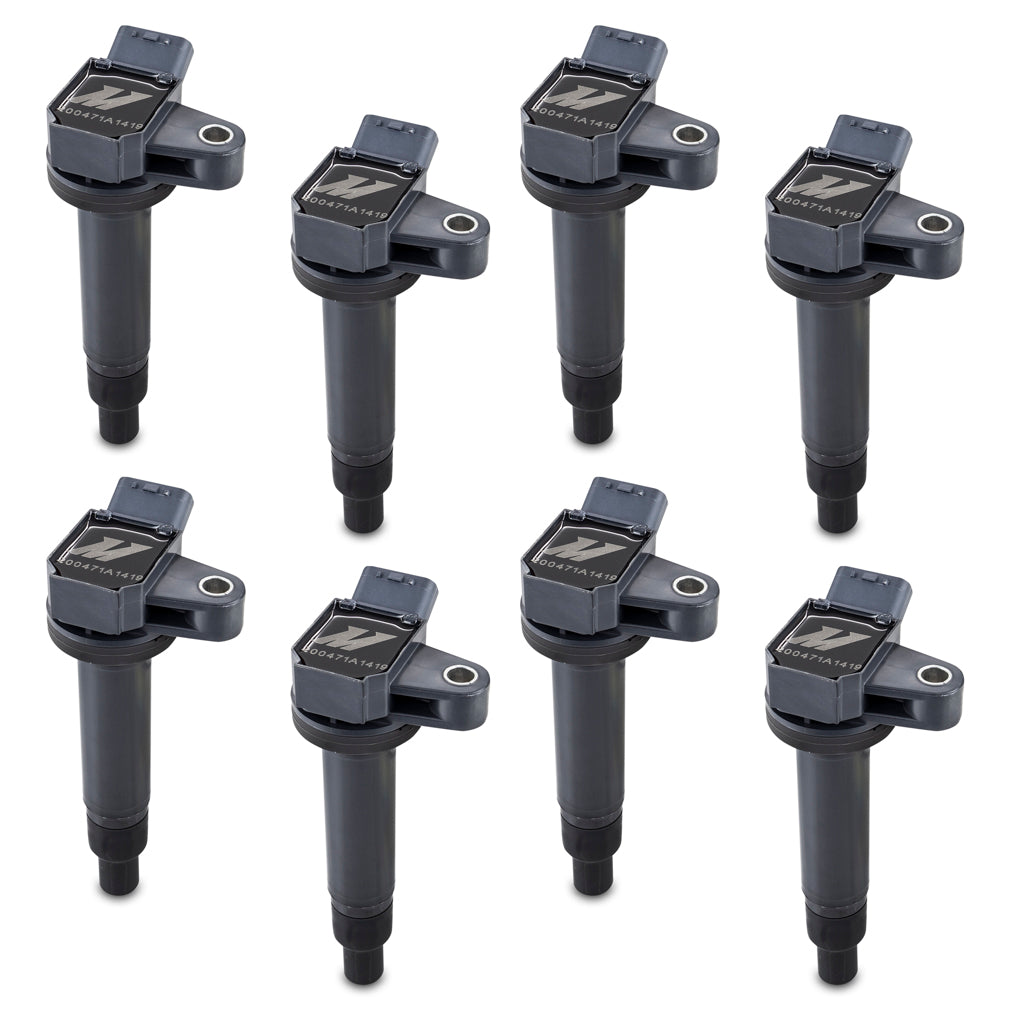 Mishimoto 00-09 Toyota Tundra 4.7L Ignition Coil - 8-Pack - MMIG-TUN-0008 for 1998-2007 Lexus LX - installed view
