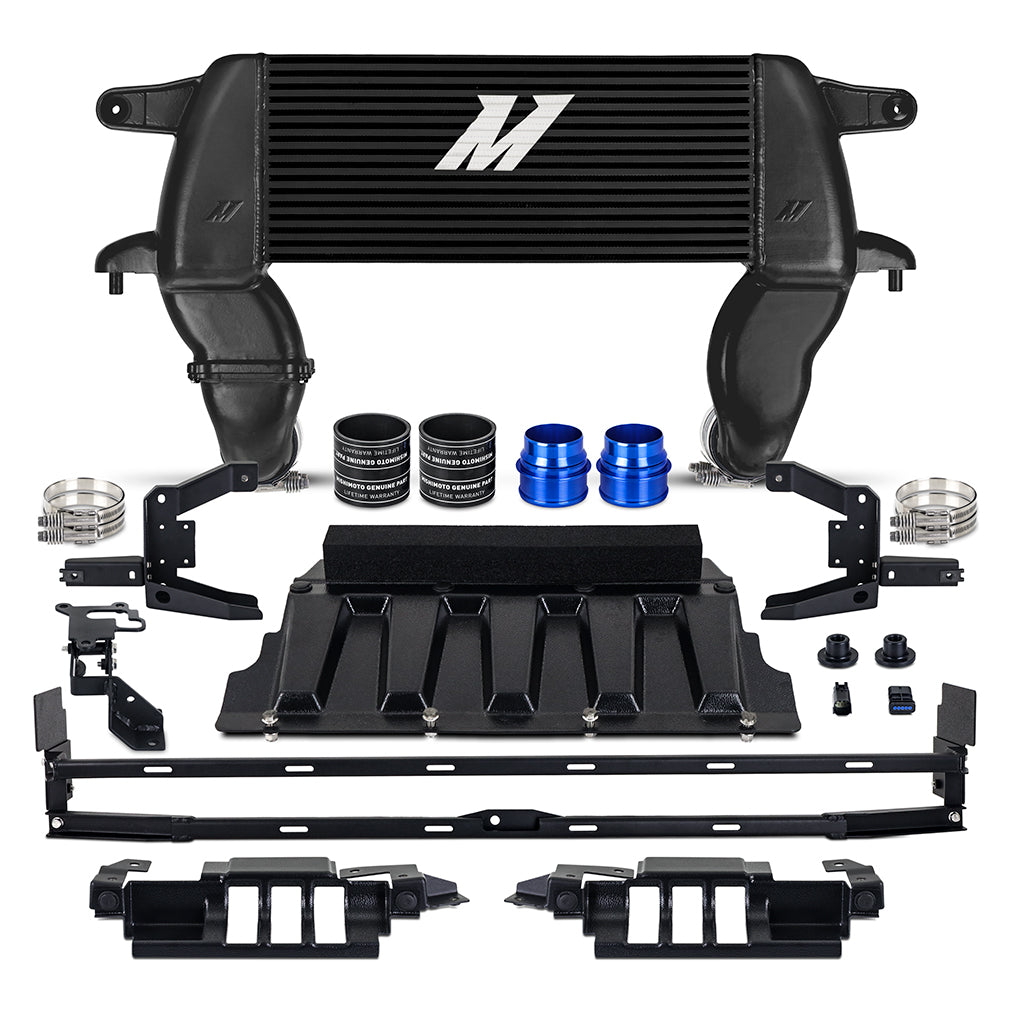 Mishimoto 21+ Ford Bronco High Mount Intercooler Kit - Black - MMINT-BR-21HBK
