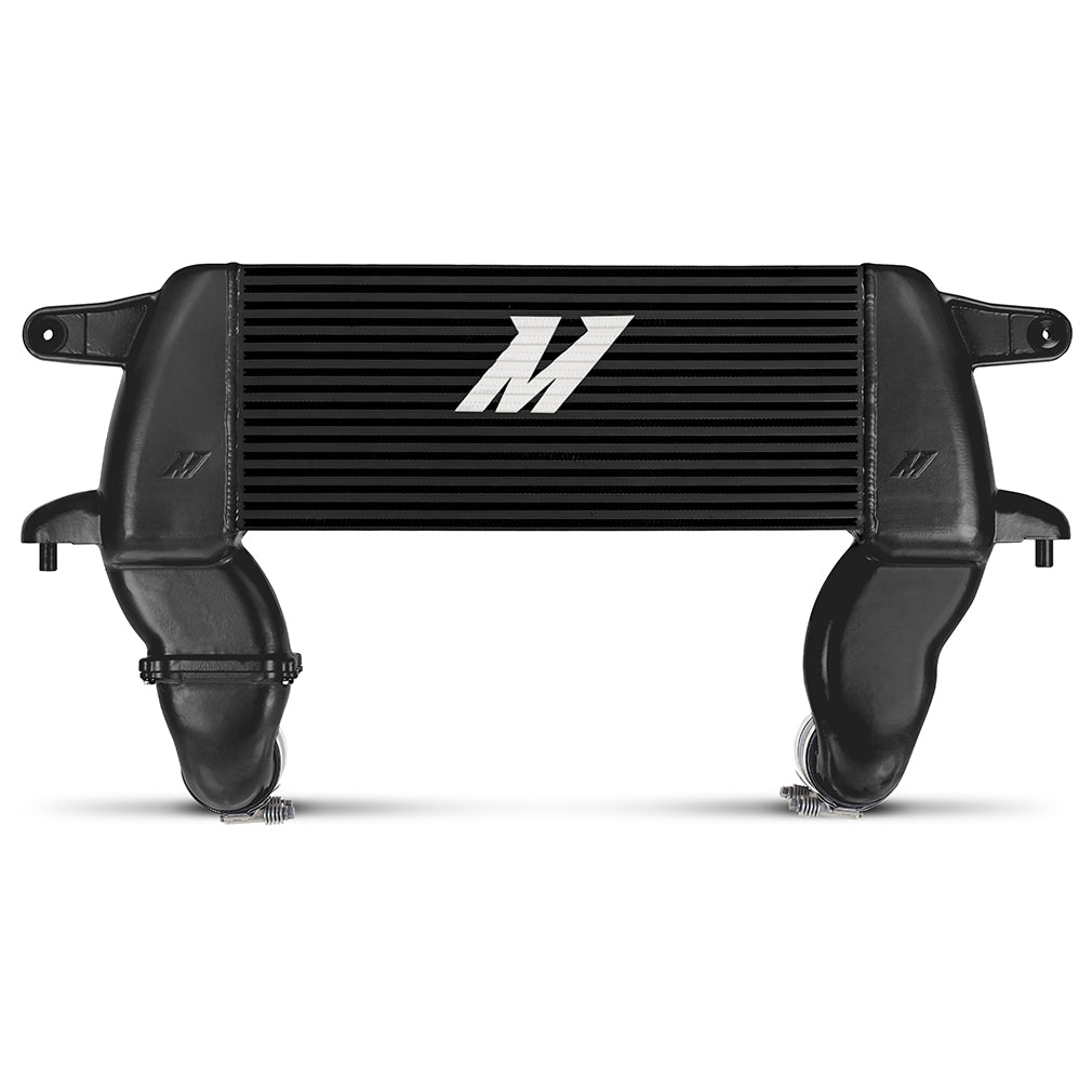 Mishimoto 21+ Ford Bronco High Mount Intercooler Kit - Black - MMINT-BR-21HBK for 2021-2026 Ford Bronco - installed view