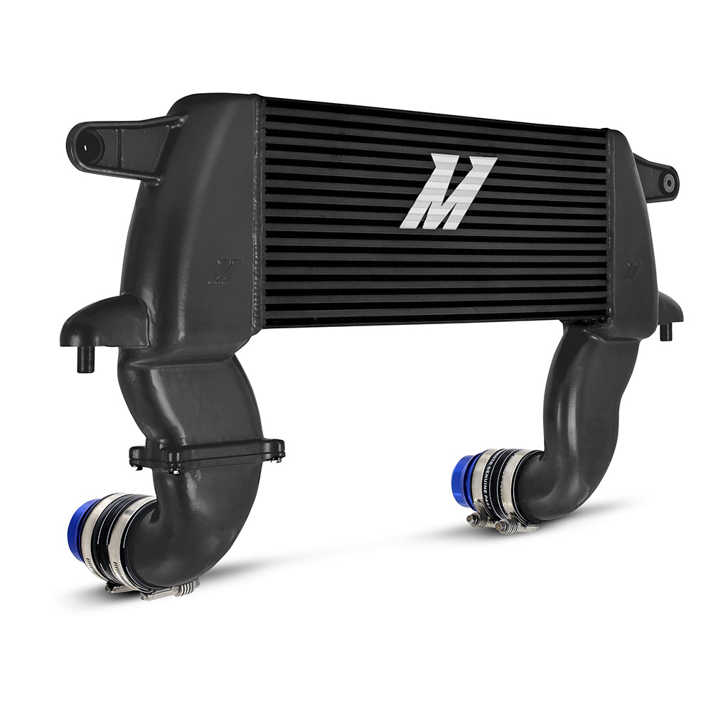 Mishimoto 21+ Ford Bronco High Mount Intercooler Kit - Black - MMINT-BR-21HBK for 2021-2026 Ford Bronco - angle view