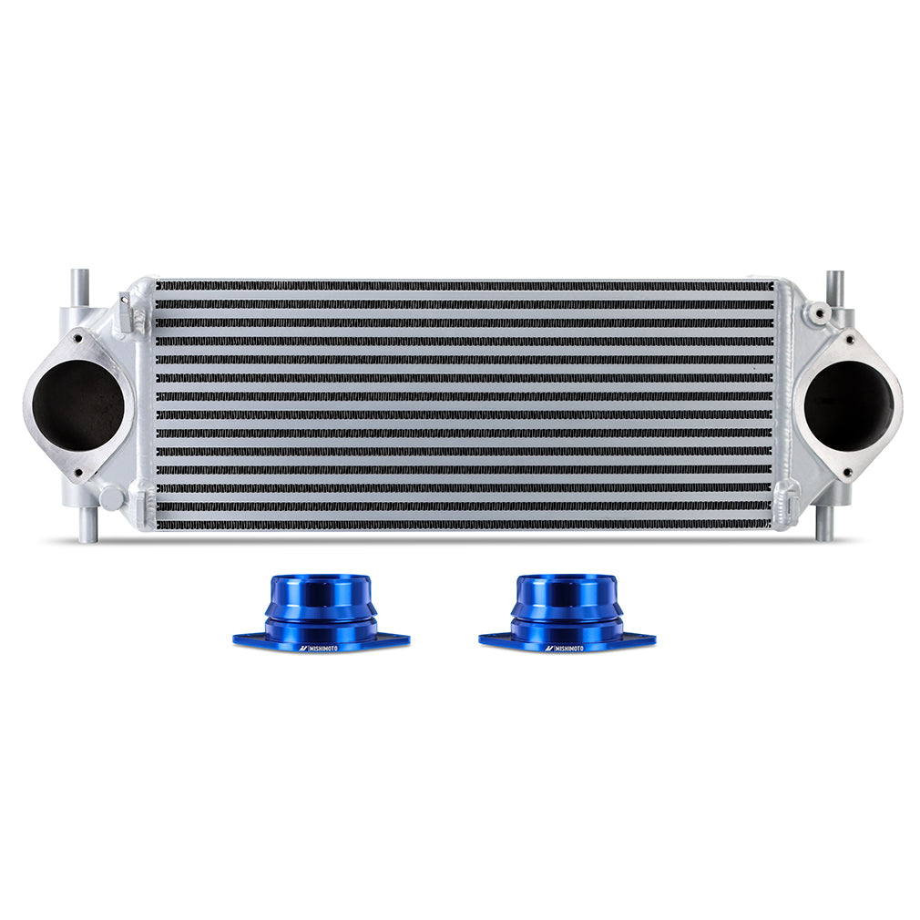 Mishimoto 2021+ Ford Bronco Intercooler Kit - Silver - MMINT-BR-21SL for 2021-2026 Ford Bronco - angle view