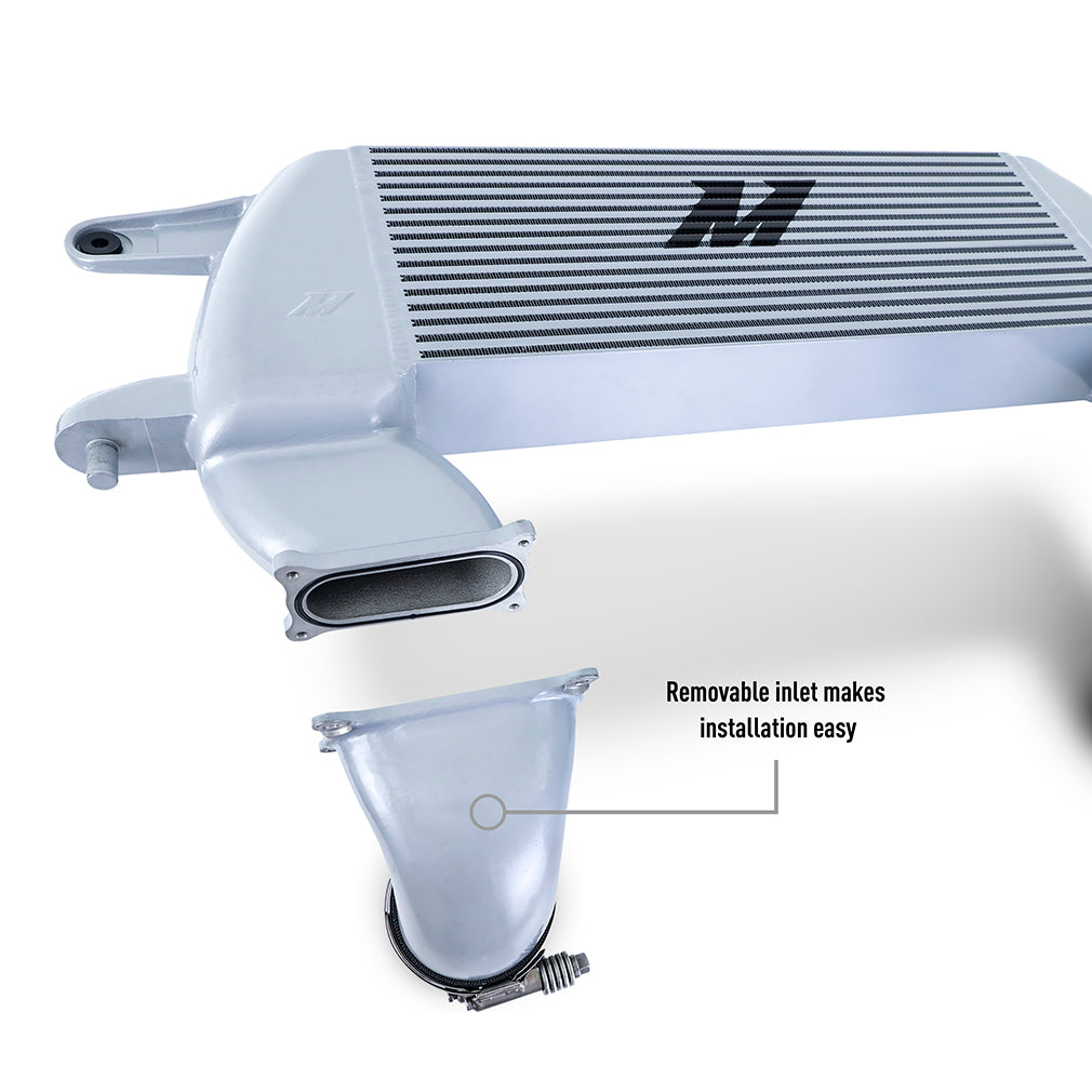 Mishimoto 21+ Ford Bronco 2.7L High Mount INT Kit BK Pipes SL Core - MMINT-BR27-21HKBKSL for 2021-2026 Ford Bronco - close-up