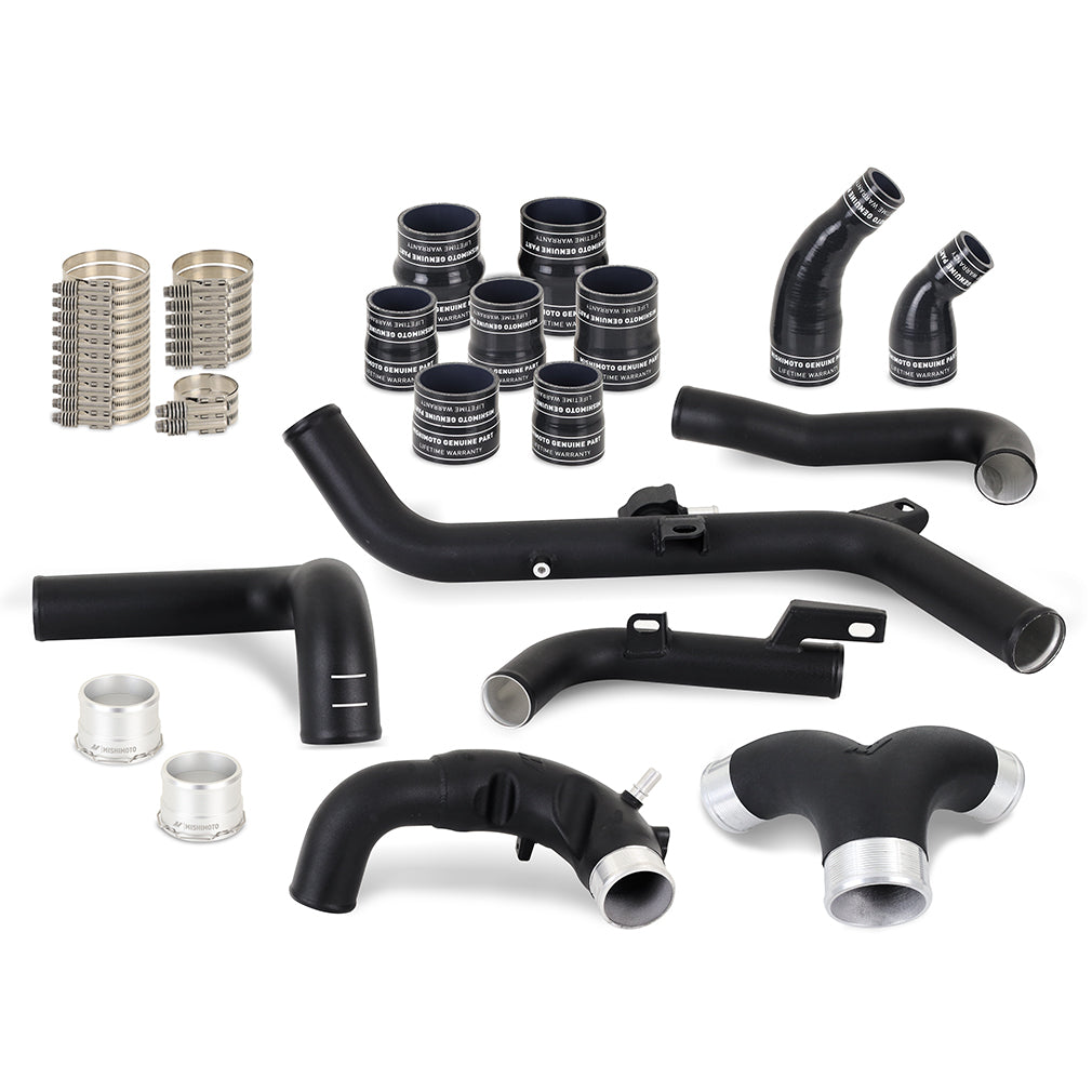 Mishimoto 21+ Bronco 2.7 Stock Location INT Kit MWBK Pipes BK Cooler - MMINT-BR27-21KBBK for 2021-2026 Ford Bronco - close-up