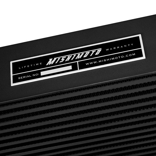 Mishimoto 01-05 Chevrolet 6.6L Duramax Intercooler (Black) - MMINT-DMAX-01BK for 2001-2005 Chevrolet Silverado 2500 - close-u