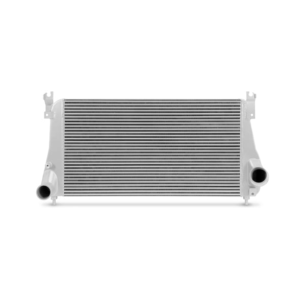 Mishimoto 06-10 Chevy 6.6L Duramax Intercooler (Silver) - MMINT-DMAX-06SL for 2006-2010 Chevrolet Silverado 2500 - angle view