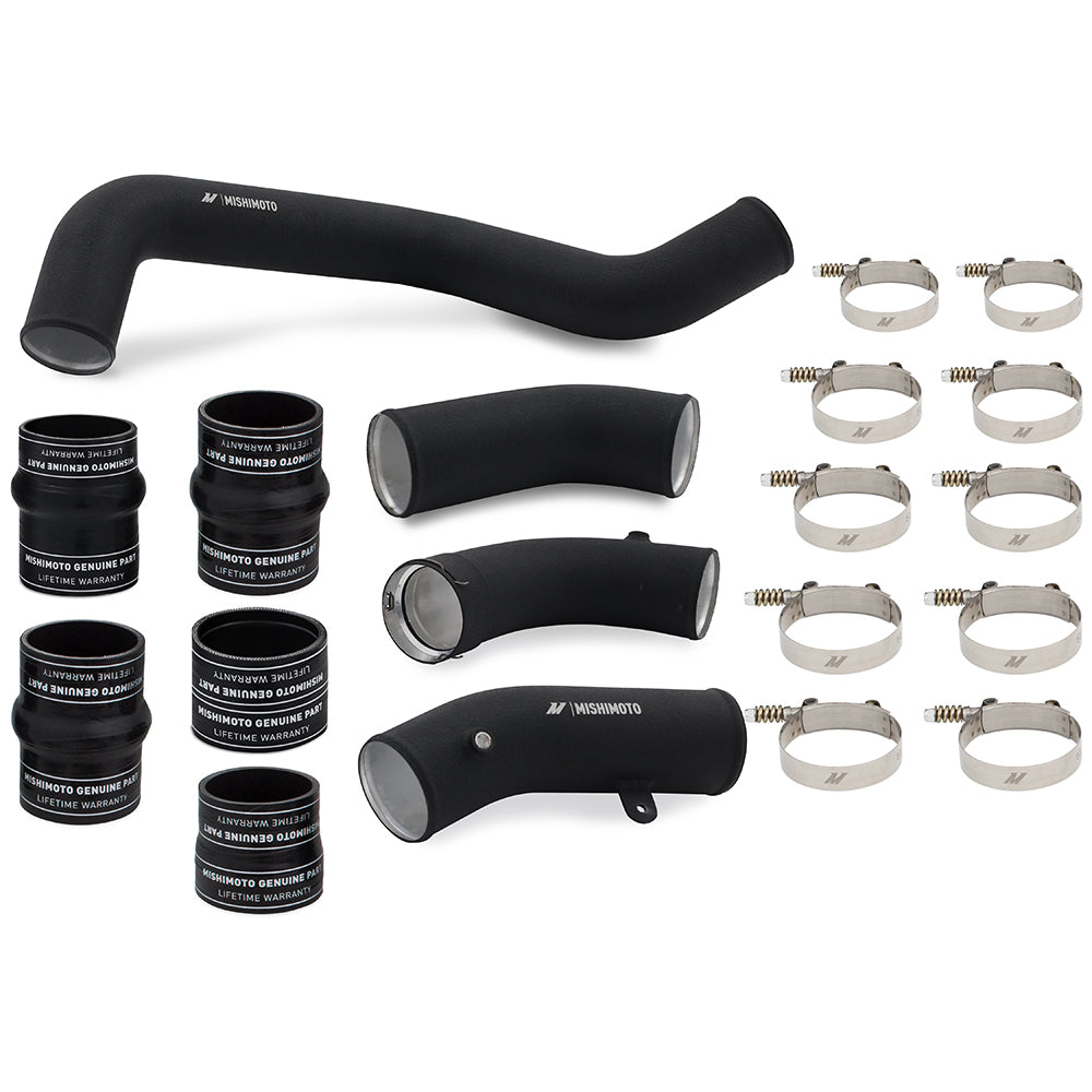 Mishimoto 17-19 GM L5P Duramax Intercooler Kit - Black w/ WBK Pipes - MMINT-DMAX-17KBKBK for 2017-2019 Chevrolet Silverado 25