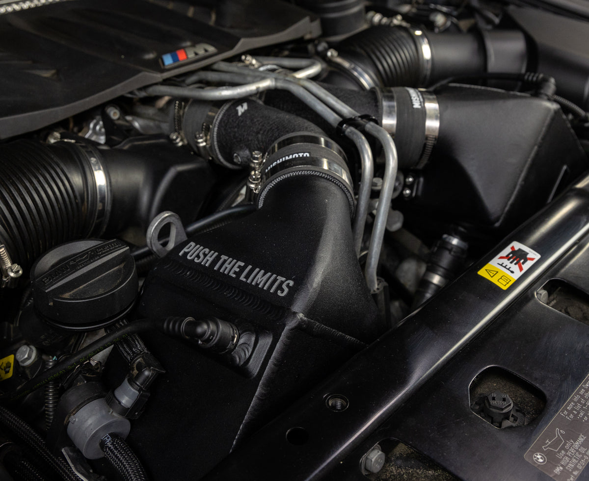 Mishimoto 12-16 BMW F10 M5 Intercooler Kit (Wrinkle Black) - MMINT-F10-12WBK for 2012-2016 BMW M6 - package contents