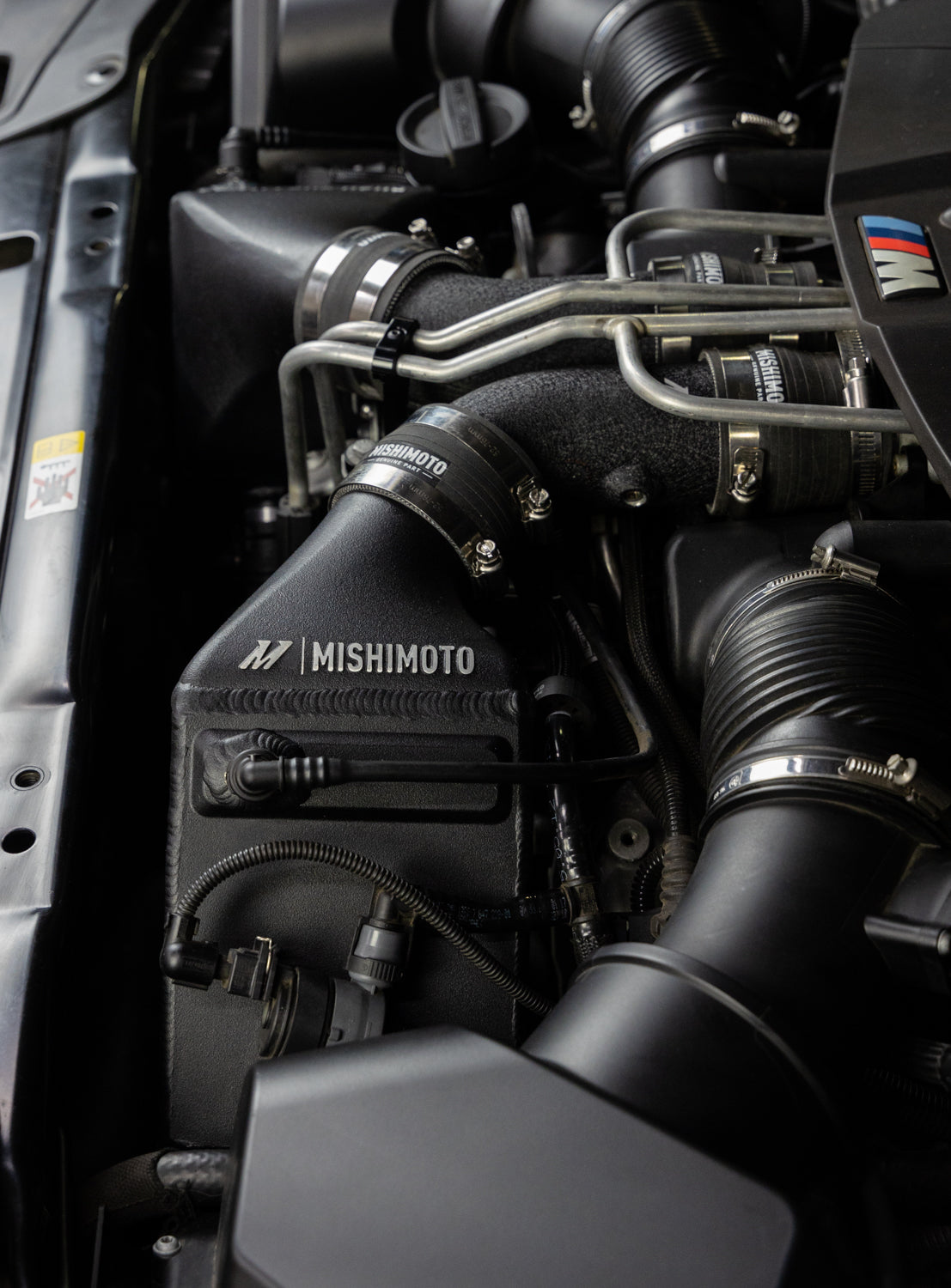 Mishimoto 12-16 BMW F10 M5 Intercooler Kit (Wrinkle Black) - MMINT-F10-12WBK for 2012-2016 BMW M6 - additional view