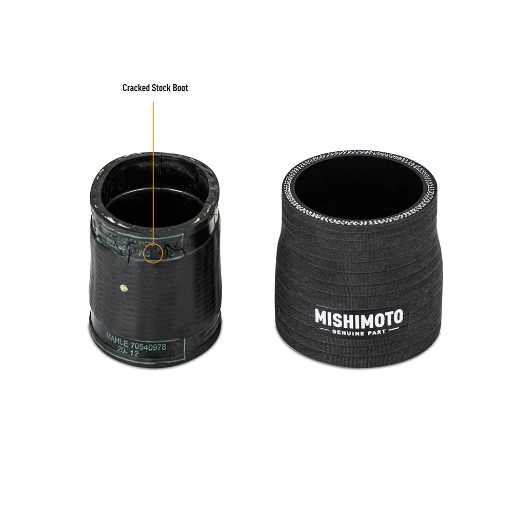 Mishimoto 12-16 BMW F10 M5 Intercooler Kit (Wrinkle Black) - MMINT-F10-12WBK for 2012-2016 BMW M6 - alternate view