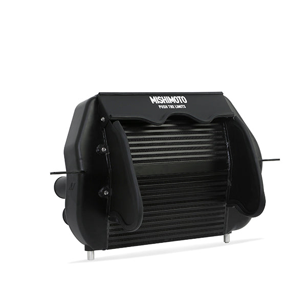 Mishimoto 2011-2014 Ford F-150 EcoBoost Intercooler - Black - MMINT-F150-11BK for 2011-2014 Ford F 150 - installed view