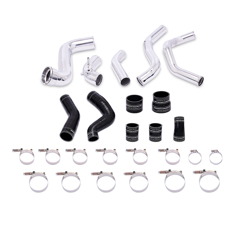 Mishimoto 2011-2014 Ford F-150 EcoBoost Silver Intercooler w/ Polished Pipes - MMINT-F150-11KPSL for 2011-2014 Ford F 150 - a