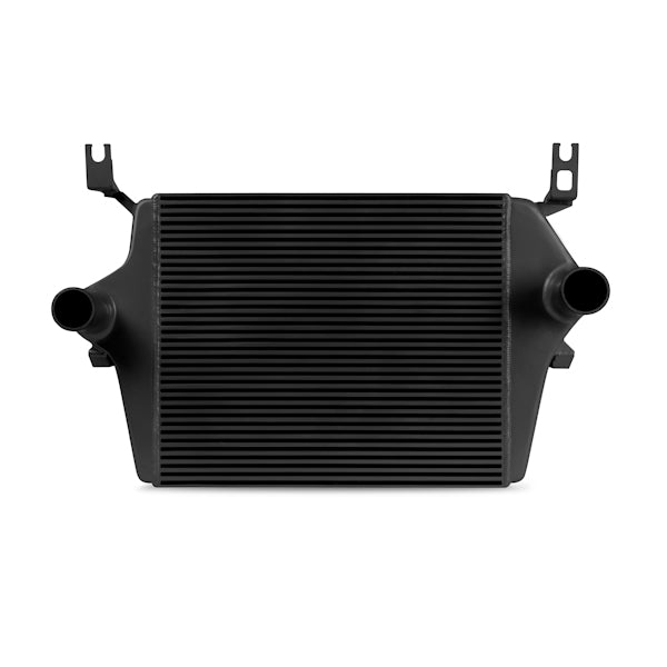 Mishimoto 03-07 Ford 6.0L Powerstroke Intercooler (Black) - MMINT-F2D-03BK for 2003-2007 Ford F 250 - angle view