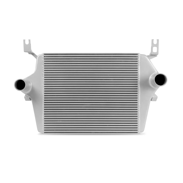 Mishimoto 03-07 Ford 6.0L Powerstroke Intercooler (Silver) - MMINT-F2D-03SL for 2003-2007 Ford F 250 - angle view