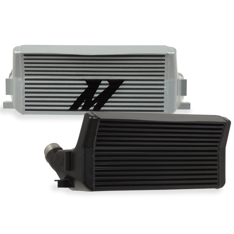 Mishimoto 12-18 BMW F22/F30/F87 Intercooler (I/C ONLY) - Black - MMINT-F30-12BK for 2014-2021 BMW 2 Series - angle view
