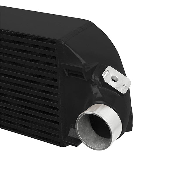 Mishimoto 2013+ Ford Focus ST Black Intercooler w/ Black Pipes - MMINT-FOST-13KBBK for 2013-2018 Ford Focus ST - side view