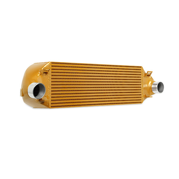 Mishimoto 2013+ Ford Focus ST Gold Intercooler w/ Black Pipes - MMINT-FOST-13KBGD for 2013-2018 Ford Focus ST - close-up