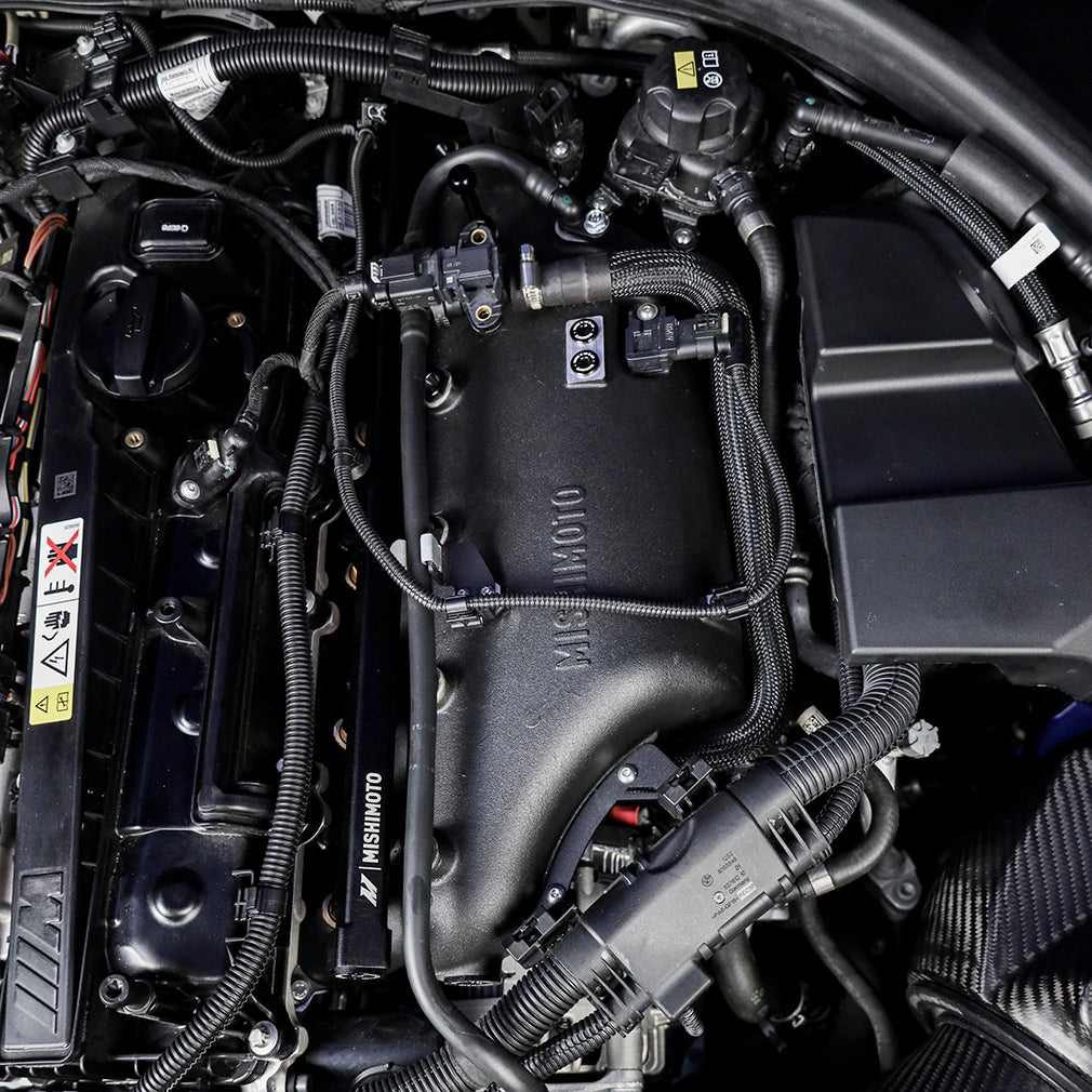 Mishimoto 2021+ BMW G80 M3/M4 Performance Intercooler - Black - MMINT-G80-21BK for 2020-2025 BMW X4 - additional view