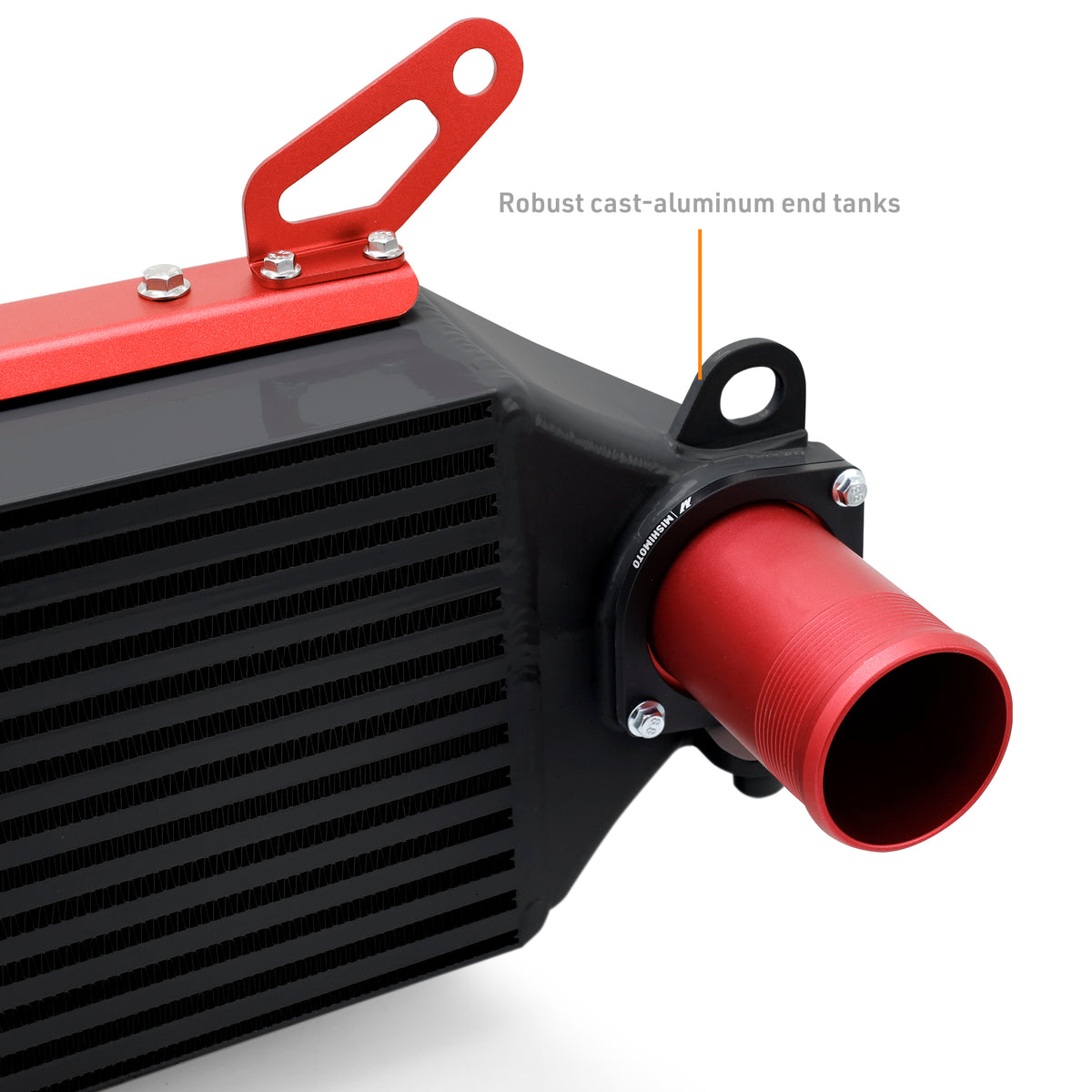 Mishimoto 2023+ Toyota GR Corolla Intercooler & Pipe Kit - Black Cooler - Red Pipes - MMINT-GRC-23KBKRD for 2023-2025 Toyota 