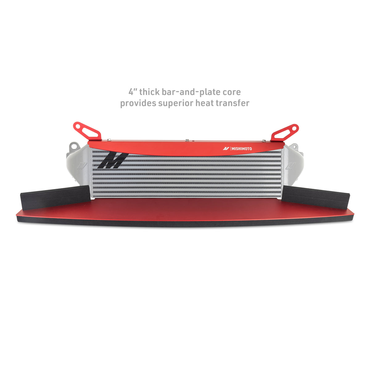 Mishimoto 2023+ Toyota GR Corolla Intercooler & Pipe Kit - Silver Cooler - Black Pipes - MMINT-GRC-23KSLBK for 2023-2025 Toyo