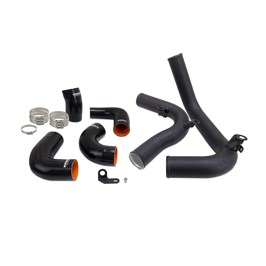 Mishimoto 22+ Volkswagen GTI MK8 (MQB) Performance Intercooler Kit BK - MMINT-MK8-22KWBK for 2019-2023 Audi TT - rear view
