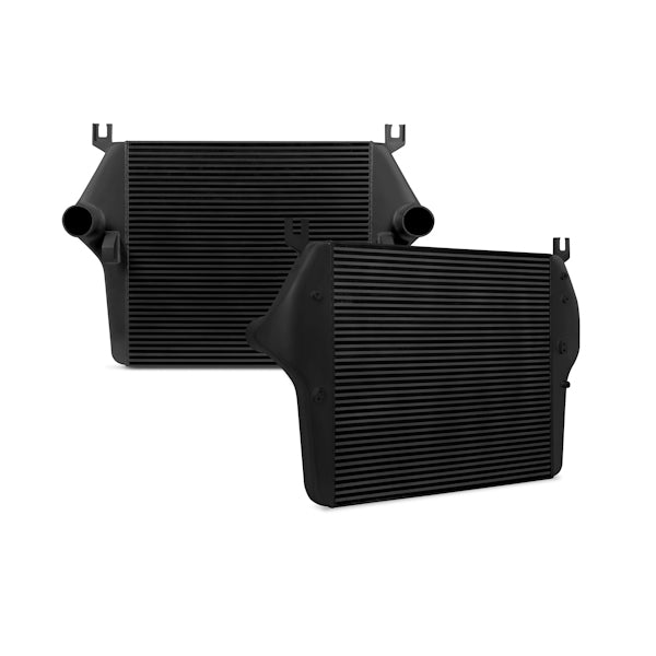 Mishimoto 07.5-09 Dodge 6.7L Cummins Intercooler Kit w/ Pipes (Black) - MMINT-RAM-07KBK for 2007-2009 Dodge Ram 2500 - angle 