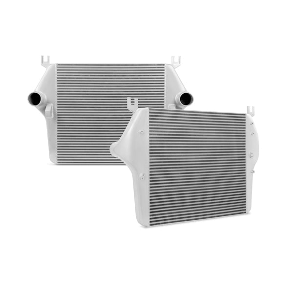 Mishimoto 07.5-09 Dodge 6.7L Cummins Intercooler Kit w/ Pipes (Silver) - MMINT-RAM-07KSL for 2007-2009 Dodge Ram 2500 - angle