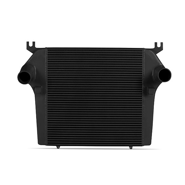 Mishimoto 10-12 Dodge 6.7L Cummins Intercooler (Black) - MMINT-RAM-10BK for 2009-2010 Dodge Ram 3500 - angle view