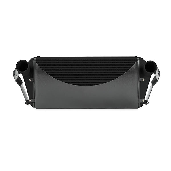 Mishimoto 2013+ Dodge 6.7L Cummins Intercooler Black - MMINT-RAM-13BK for 2013-2018 Ram 2500 - installed view