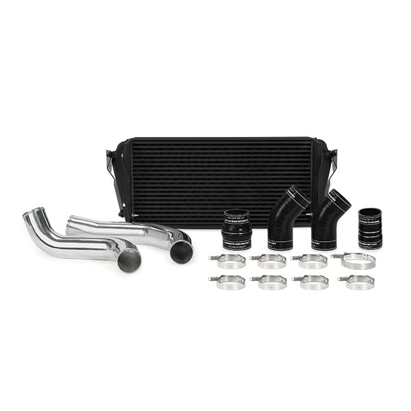 Mishimoto 2013+ Dodge Cummins 6.7L Intercooler Kit - Black - MMINT-RAM-13KBK for 2013-2018 Ram 2500 - angle view
