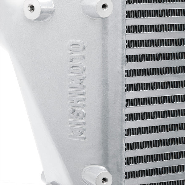 Mishimoto 2013+ Dodge 6.7L Cummins Intercooler Silver - MMINT-RAM-13SL for 2013-2018 Ram 2500 - installed view