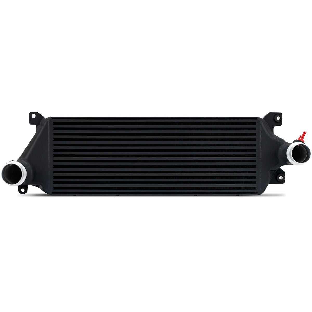 Mishimoto 2024+ Toyota Tacoma Performance Intercooler - Black - MMINT-TAC-24BK for 2024-2026 Toyota Land Cruiser - close-up
