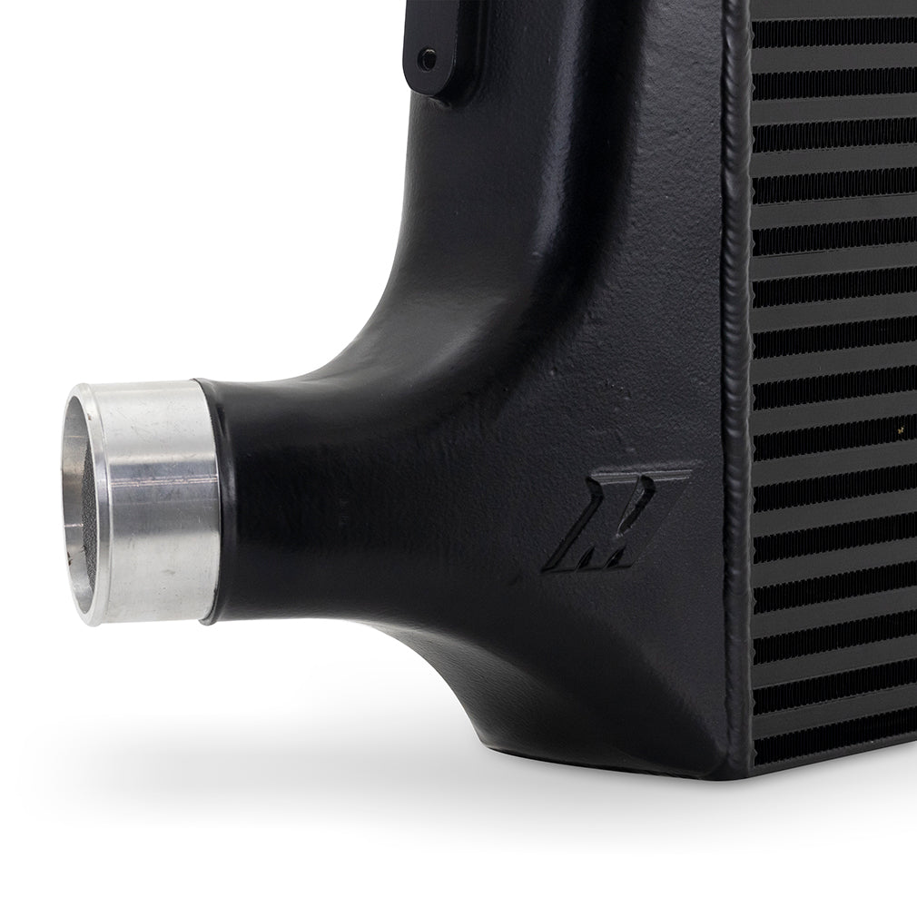 Mishimoto Universal L-Line Intercooler - Black - MMINT-ULBK by Mishimoto - installed view