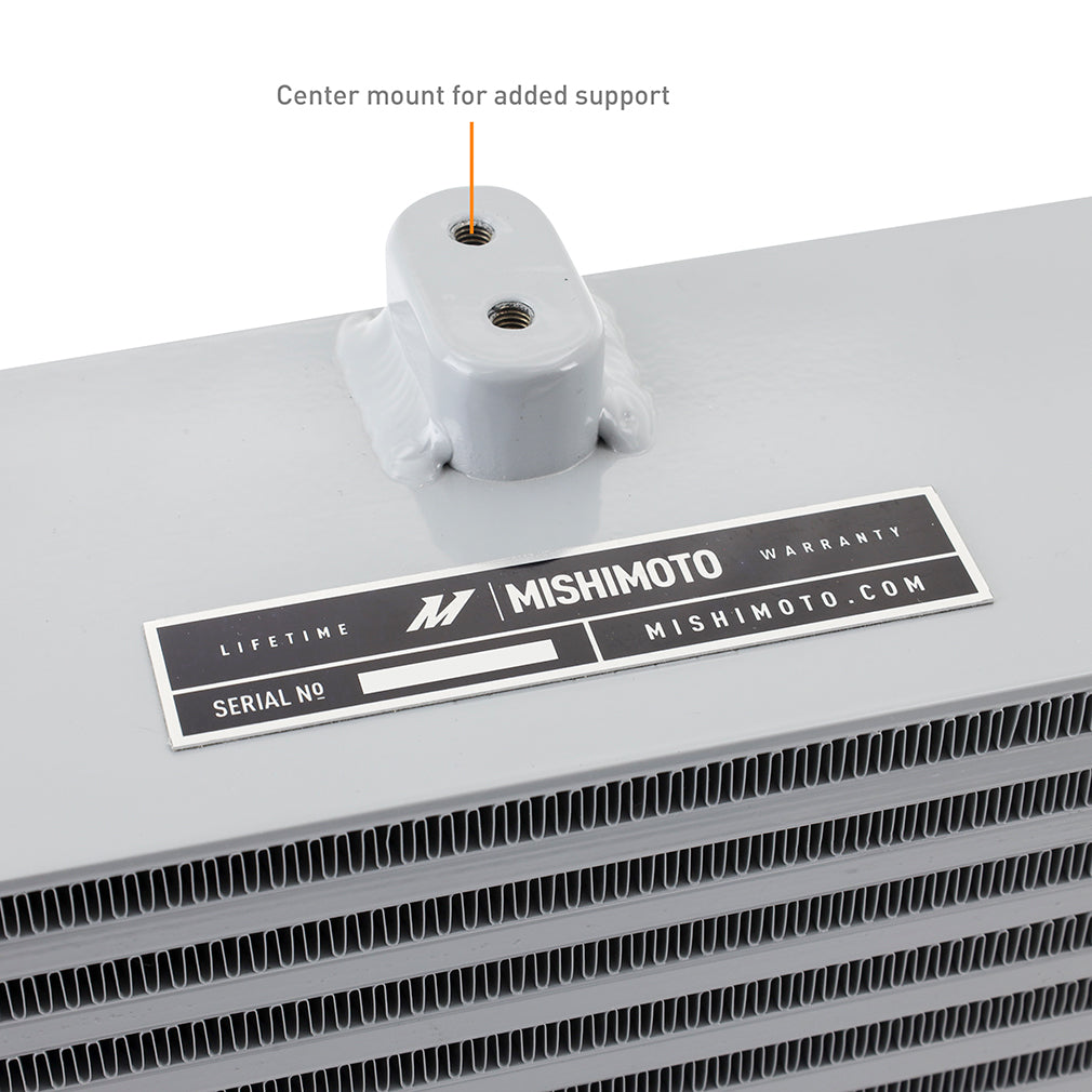 Mishimoto Universal L-Line Intercooler - Black - MMINT-ULBK by Mishimoto - close-up