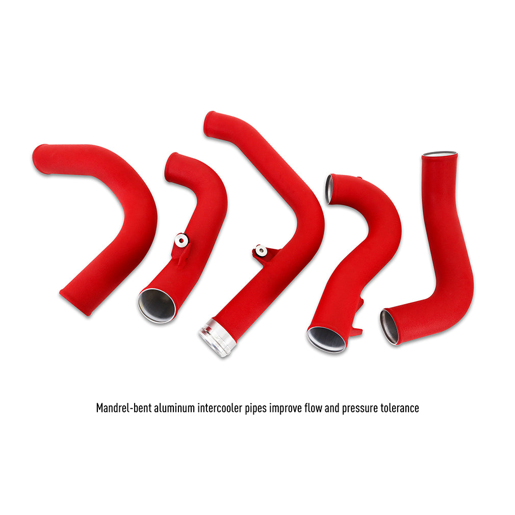 Mishimoto 2022+ WRX Intercooler Kit W/ Intake BK Core WRD Pipes - MMINT-WRX-22AIBKRD for 2022-2025 Subaru WRX - side view