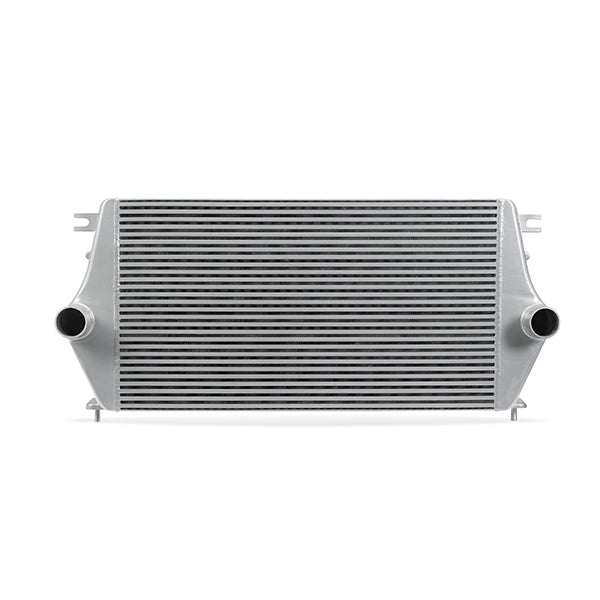 Mishimoto Nissan Titan XD 5.0L Cummins Intercooler (Silver) - MMINT-XD-16SL for 2016-2019 Nissan TITAN - angle view