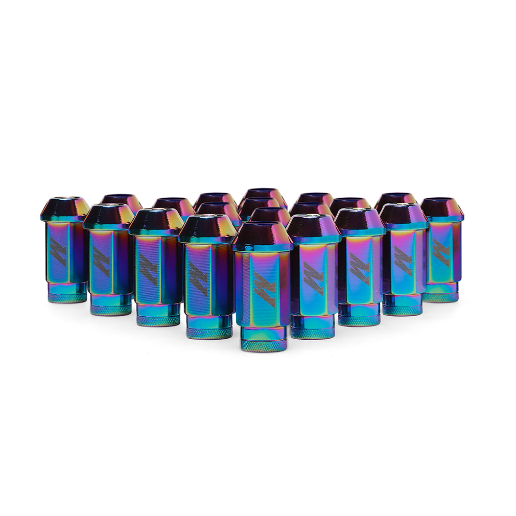 Mishimoto Aluminum Locking Lug Nuts 1/2 X 20 23pc Set Neo Chrome - MMLG-1220-23LNC by Mishimoto - close-up