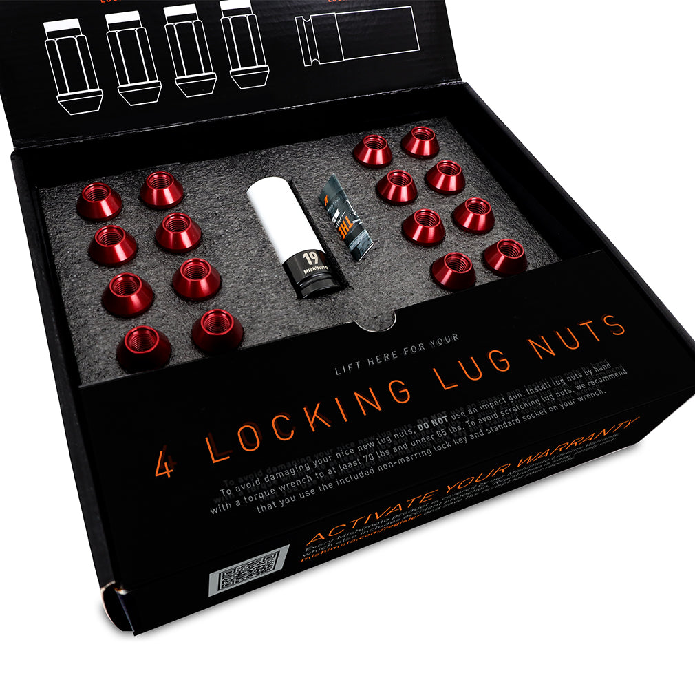 Mishimoto Aluminum Locking Lug Nuts M12x1.25 20pc Set Neo Chrome - MMLG-125-20LNC by Mishimoto - alternate view