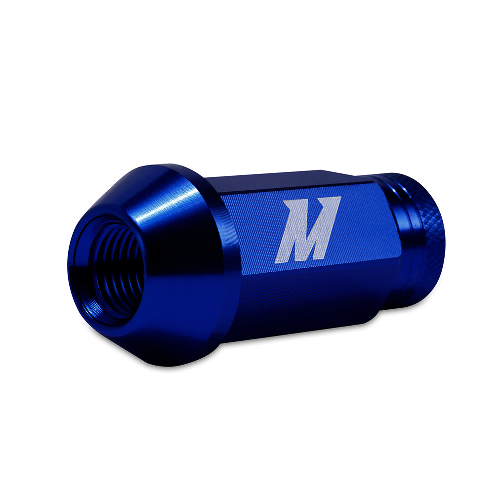 Mishimoto Aluminum Locking Lug Nuts M12x1.25 20pc Set Blue - MMLG-125-20LBL by Mishimoto - detail view