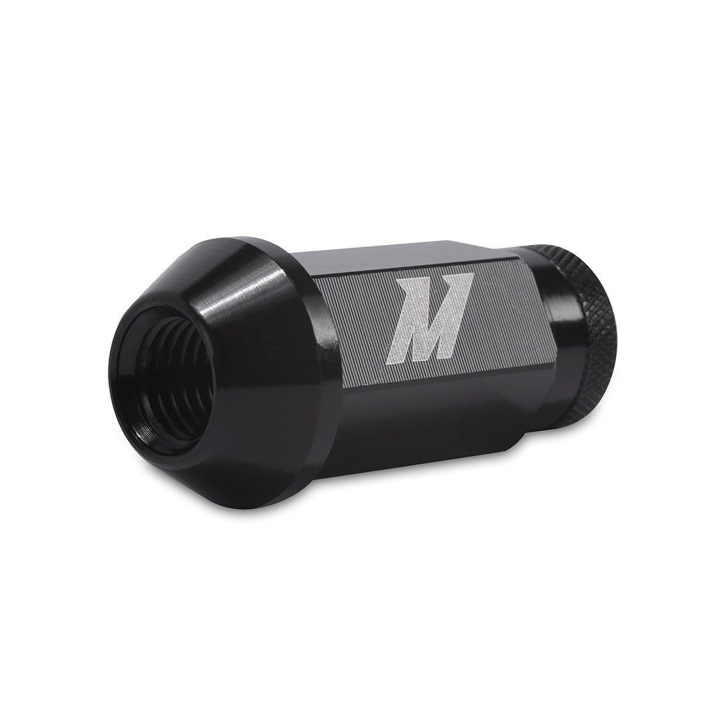Mishimoto Aluminum Locking Lug Nuts M12x1.5 27pc Set Black - MMLG-15-27LBK for 2021-2026 Ford Bronco - detail view