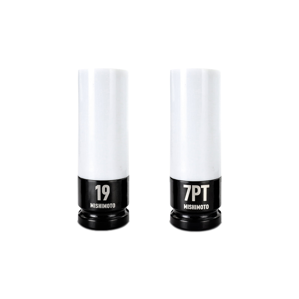 Mishimoto Steel Locking Lug Nuts M14x1.5 24pc Set Black - MMLG-M14-24LBK for 1999-2025 Cadillac Escalade - side view