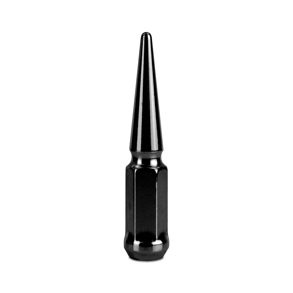Mishimoto Mishimoto Steel Spiked Lug Nuts M12 x 1.5 24pc Set Black - MMLG-SP1215-24BK for 1995-2023 Toyota Tacoma - close-up