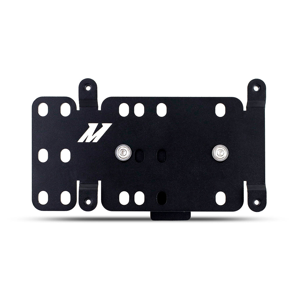 Mishimoto 2022+ Ford Bronco Capable Bumper License Plate Relocation - MMLP-BR-22C for 2021-2026 Ford Bronco - angle view