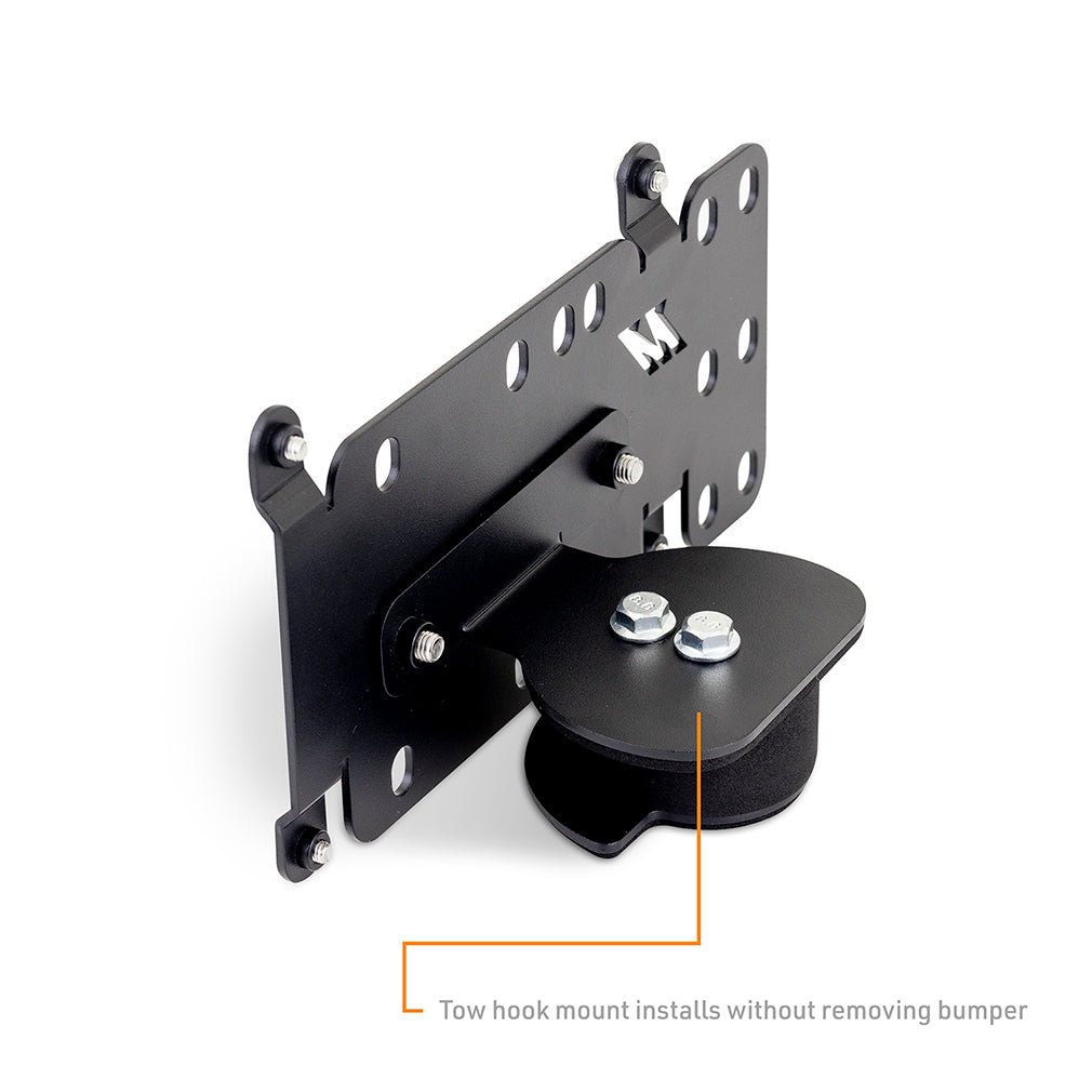 Mishimoto 2011+ Ford F-250/F-350 License Plate Relocation Bracket - MMLP-F2D-11 for 2011-2023 Ford F 250 - detail view