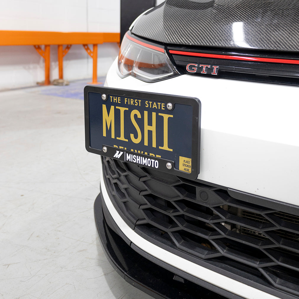 Mishimoto 2022+ Volkswagen GTI MK8 License Plate Relocation Kit - MMLP-MK8-22 for 2022-2025 Volkswagen Golf R - package conte