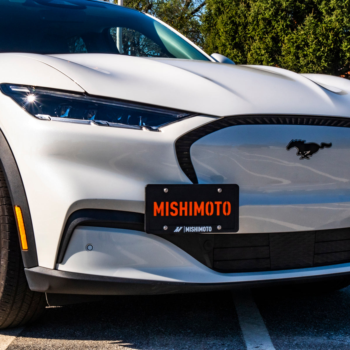 Mishimoto 21+ Ford Mustang Mach-E License Plate Relocation Kit - MMLP-MME-21 for 2021-2025 Ford Mustang Mach E - package cont