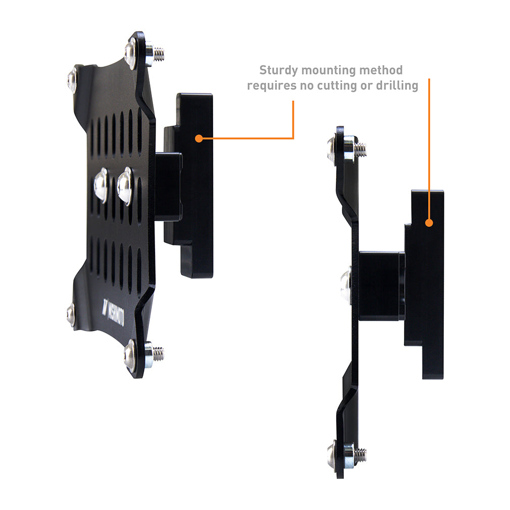 Mishimoto 24+ Ford Mustang 2.3L EcoBoost License Plate Relocation Kit - MMLP-MUS4-24 for 2024-2026 Ford Mustang - installed v