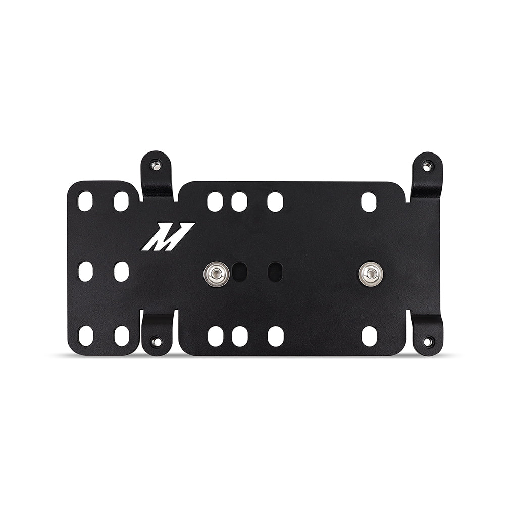 Mishimoto 19-21 Chevy 1500 Tow Hook License Plate Relocation Bracket - MMLP-T1-19 for 2019-2022 Chevrolet Silverado 1500 - cl
