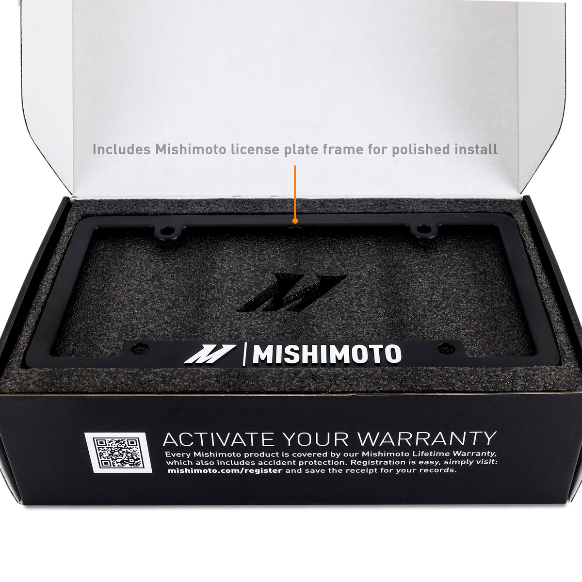 Mishimoto 16-23 Toyota Tacoma License Plate Relocation Kit - MMLP-TAC-16 for 2016-2023 Toyota Tacoma - detail view